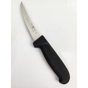ICEL High Carbon NSF 5” Blade Curved Blade Slicing Boning Knife Black Handle GUC